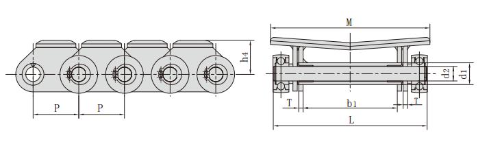 63PF2_<font color='red'><font color='red'>紙卷</font>用<font color='red'>輸送</font>鏈</font> <font color='red'>輸送</font>鏈